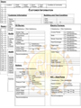 Combustion Appliance Safety Test Template